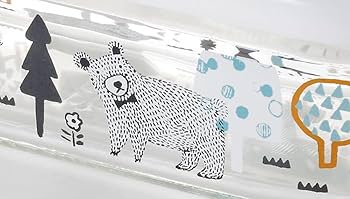 Amazon｜iwaki(イワキ) 耐熱ガラス 密閉容器 シンジカトウ 森の